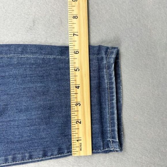 AG Adriano Goldschmied The Beau Slouchy Skinny Jeans Size 28R Women's Distressed - Picture 8 of 11